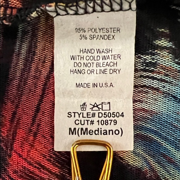 Colorful Abstract Cut-Out Mini Dress - Picture 8 of 8